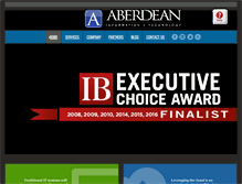 Tablet Screenshot of aberdean.com